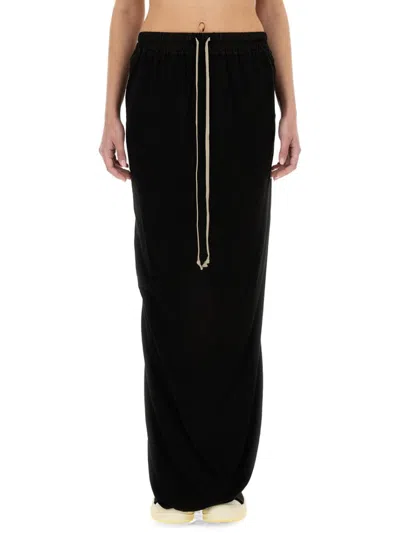 RICK OWENS DRKSHDW DRKSHDW BY RICK OWENS "PILLAR" MAXI SKIRT