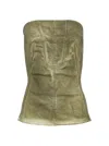 Rick Owens Drkshdw Drkshdw By Rick Owens Porterville Stretch Denim Bustier Top