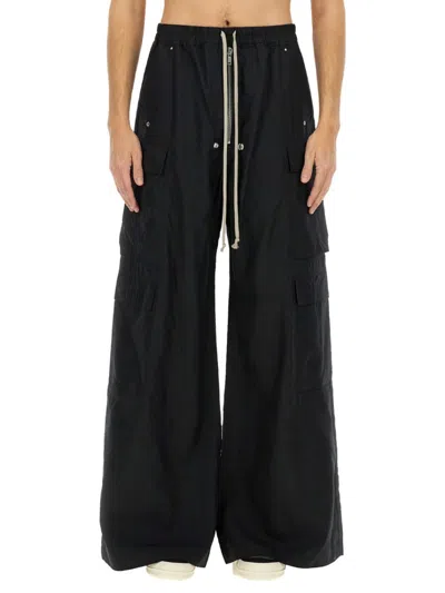 Rick Owens Drkshdw Drkshdw By Rick Owens Relaxed Fit Wide Leg Pants In Black