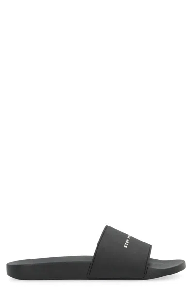 RICK OWENS DRKSHDW DRKSHDW BY RICK OWENS RUBBER SLIDES