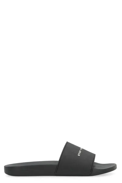RICK OWENS DRKSHDW DRKSHDW BY RICK OWENS RUBBER SLIDES