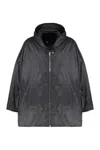 Rick Owens Drkshdw Drkshdw By Rick Owens Technical Fabric Waterproof Jacket In Black