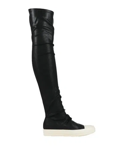 Rick Owens Drkshdw Drkshdw By Rick Owens Woman Boot Black Size 8 Textile Fibers