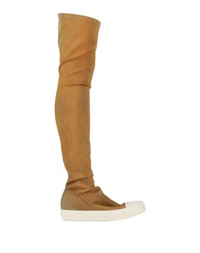 Rick Owens Drkshdw Drkshdw By Rick Owens Woman Boot Blue Size 11 Textile Fibers In Multi