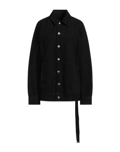 Rick Owens Drkshdw Drkshdw By Rick Owens Woman Denim Outerwear Black Size S Cotton