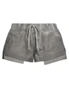 Rick Owens Drkshdw Drkshdw By Rick Owens Woman Denim Shorts Grey Size Xs Cotton In Gray