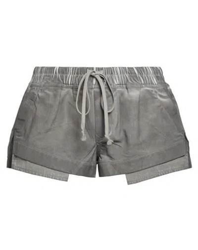Rick Owens Drkshdw Drkshdw By Rick Owens Woman Denim Shorts Grey Size Xs Cotton In Gray