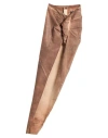Rick Owens Drkshdw Brown Edfu Denim Maxi Skirt In Brown