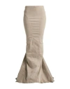 Rick Owens Drkshdw Drkshdw By Rick Owens Woman Denim Skirt Khaki Size M Cotton, Polyester, Rubber