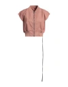Rick Owens Drkshdw Drkshdw By Rick Owens Woman Jacket Antique Rose Size M Nylon, Cotton In Pink
