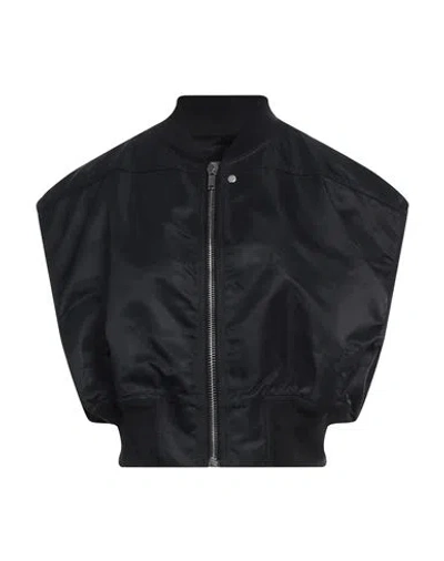Rick Owens Drkshdw Drkshdw By Rick Owens Woman Jacket Black Size S Nylon, Cotton