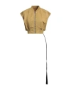 Rick Owens Drkshdw Drkshdw By Rick Owens Woman Jacket Mustard Size S Nylon, Cotton In Yellow