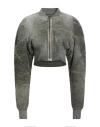 Rick Owens Drkshdw Drkshdw By Rick Owens Woman Jacket Sage Green Size M Cotton In Green