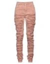 Rick Owens Drkshdw Drkshdw By Rick Owens Woman Jeans Antique Rose Size 28 Cotton, Polyester, Rubber In Pink