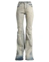 Rick Owens Drkshdw Drkshdw By Rick Owens Woman Jeans Blue Size 27 Cotton, Elastomultiester, Natural Rubber In Blue