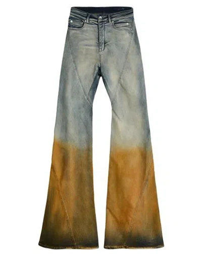 Rick Owens Drkshdw Drkshdw By Rick Owens Woman Jeans Blue Size 31 Cotton, Elastomultiester, Elastane