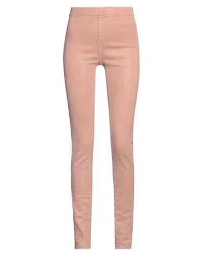 Rick Owens Drkshdw Drkshdw By Rick Owens Woman Jeans Blush Size S Cotton, Elastomultiester, Rubber In Pink