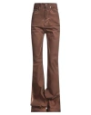 Rick Owens Drkshdw Drkshdw By Rick Owens Woman Jeans Brown Size 26 Cotton, Polyester, Rubber