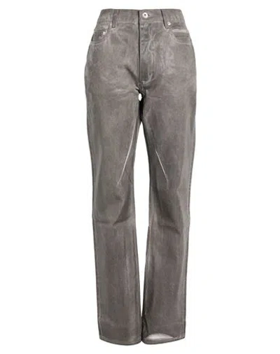 Rick Owens Drkshdw Drkshdw By Rick Owens Woman Jeans Grey Size 25 Cotton In Gray