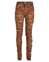 Rick Owens Drkshdw Drkshdw By Rick Owens Woman Jeans Orange Size 28 Cotton, Polyester, Rubber In Orange