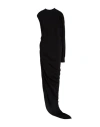 Rick Owens Drkshdw Drkshdw By Rick Owens Woman Maxi Dress Black Size S Cotton In Black