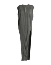 Rick Owens Drkshdw Drkshdw By Rick Owens Woman Maxi Dress Grey Size M Cotton