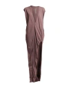 Rick Owens Drkshdw Drkshdw By Rick Owens Woman Maxi Dress Light Brown Size M Cotton In Beige