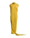 Rick Owens Drkshdw Drkshdw By Rick Owens Woman Maxi Dress Marigold Size S Cotton In Yellow