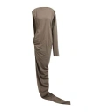 Rick Owens Drkshdw Drkshdw By Rick Owens Woman Maxi Dress Taupe Size Onesize Cotton In Grey