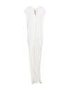 Rick Owens Drkshdw Drkshdw By Rick Owens Woman Maxi Dress White Size M Cotton