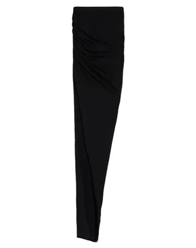 Rick Owens Drkshdw Drkshdw By Rick Owens Woman Maxi Skirt Black Size S Cotton In Black