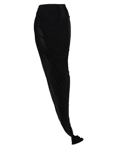 Rick Owens Drkshdw Drkshdw By Rick Owens Woman Maxi Skirt Black Size S Cotton