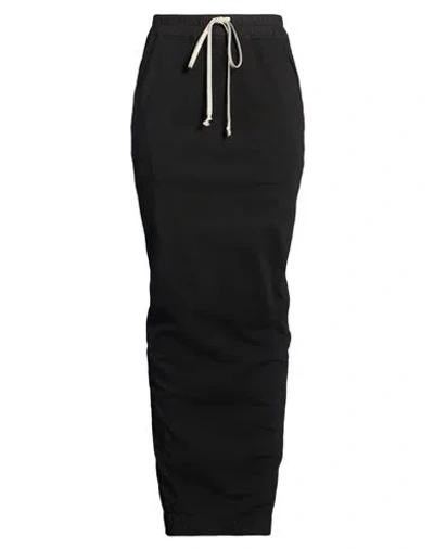 Rick Owens Drkshdw Drkshdw By Rick Owens Woman Maxi Skirt Black Size Xs Cotton