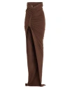Rick Owens Drkshdw Drkshdw By Rick Owens Woman Maxi Skirt Brown Size S Cotton In Brown