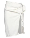 Rick Owens Drkshdw Drkshdw By Rick Owens Woman Midi Skirt White Size L Cotton In White
