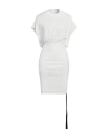 Rick Owens Drkshdw Drkshdw By Rick Owens Woman Mini Dress White Size L Cotton