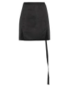 Rick Owens Drkshdw Drkshdw By Rick Owens Woman Mini Skirt Black Size S Polyamide, Cotton