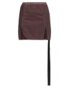 Rick Owens Drkshdw Purple Lido Miniskirt In 43 Mauve