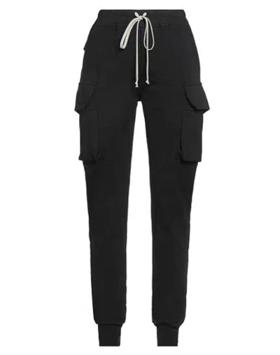 RICK OWENS DRKSHDW DRKSHDW BY RICK OWENS WOMAN PANTS BLACK SIZE S COTTON, ELASTANE