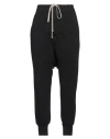Rick Owens Drkshdw Drop-crotch Drawstring Track Pants In Black