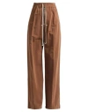 Rick Owens Drkshdw Drkshdw By Rick Owens Woman Pants Brown Size L Cotton In Brown