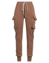 Rick Owens Drkshdw Drkshdw By Rick Owens Woman Pants Camel Size S Cotton, Elastane In Beige