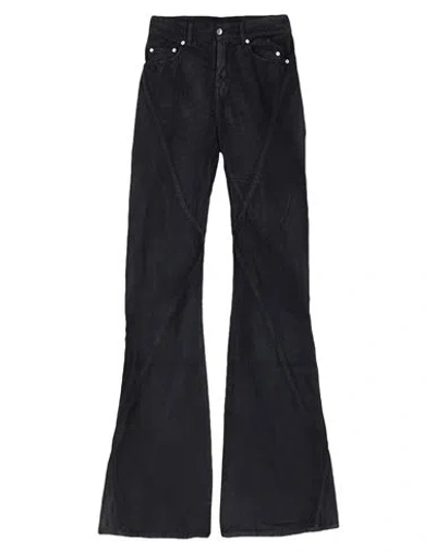 Rick Owens Drkshdw Drkshdw By Rick Owens Woman Pants Charcoal Size 26 Cotton In Gray