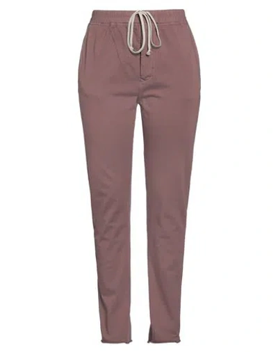 Rick Owens Drkshdw Drkshdw By Rick Owens Woman Pants Chocolate Brown Size Xl Cotton, Elastane