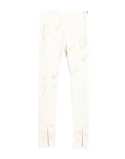 Rick Owens Drkshdw Drkshdw By Rick Owens Woman Pants Ivory Size S Cotton, Polybutylene, Elastane In White