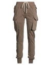 Rick Owens Drkshdw Drkshdw By Rick Owens Woman Pants Khaki Size L Cotton, Elastane In Brown
