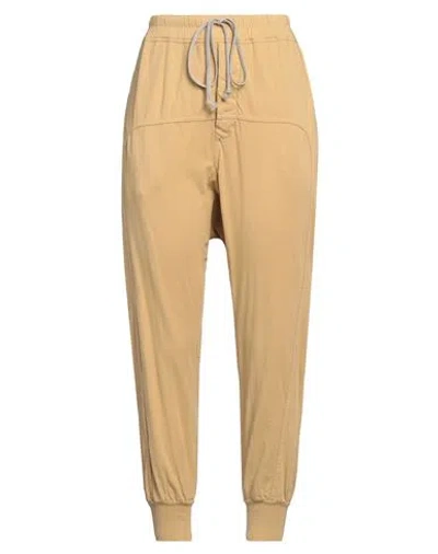 Rick Owens Drkshdw Drkshdw By Rick Owens Woman Pants Marigold Size S Cotton In Yellow