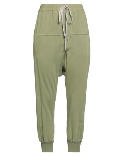 Rick Owens Drkshdw Drkshdw By Rick Owens Woman Pants Sage Green Size S Cotton, Elastane