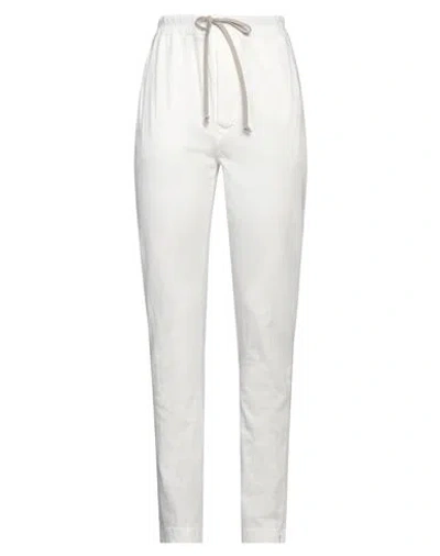 Rick Owens Drkshdw Drkshdw By Rick Owens Woman Pants White Size L Cotton