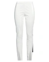 Rick Owens Drkshdw Drkshdw By Rick Owens Woman Pants White Size M Cotton, Polyurethane In White
